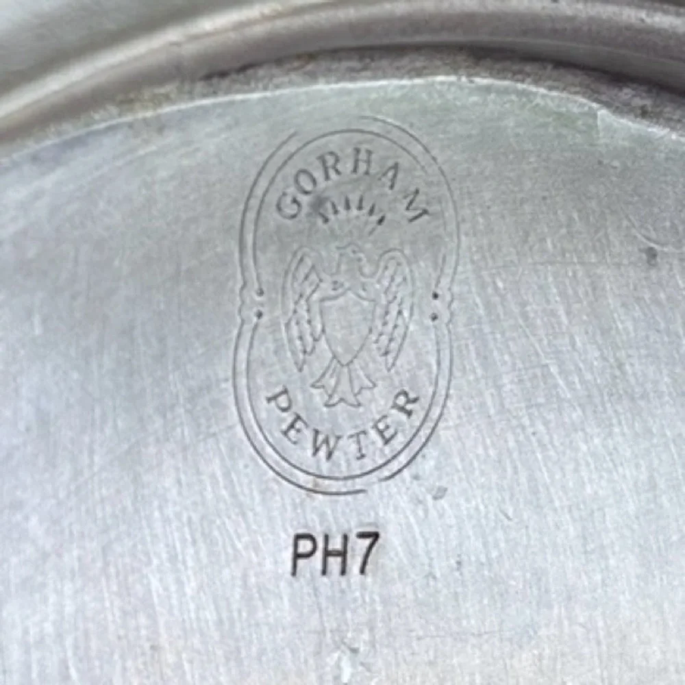 Vintage Gorham Pewter Octette Bowl - Marked PH7 - Vintage Condition As Pictured.
